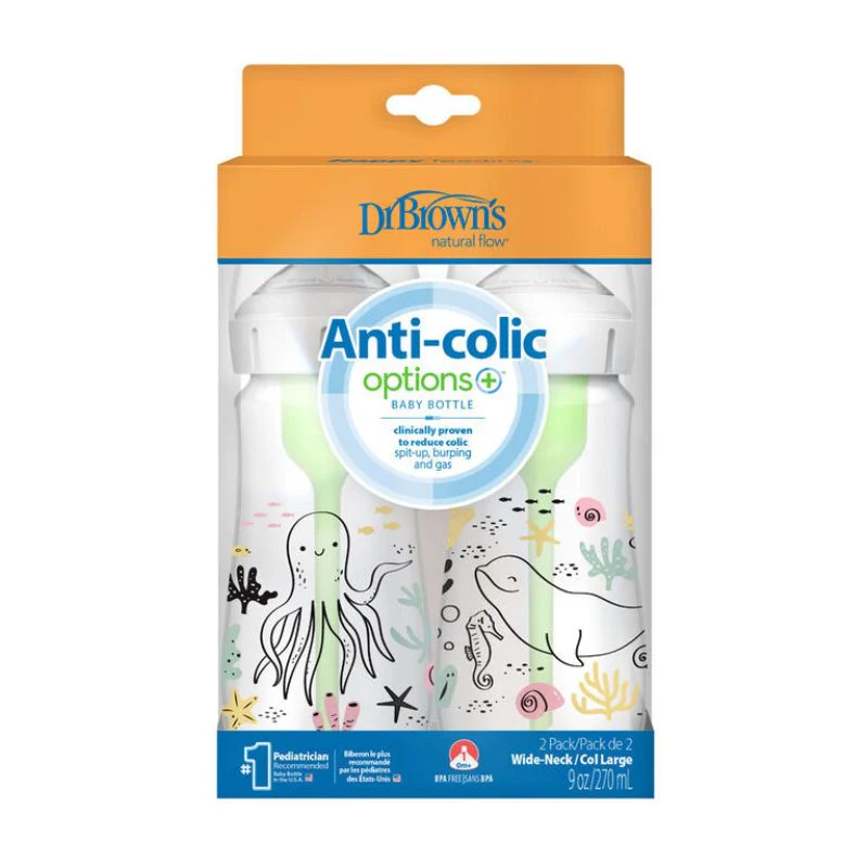 9oz Options+ Wide Neck Bottle - 2 Pack - Image 7
