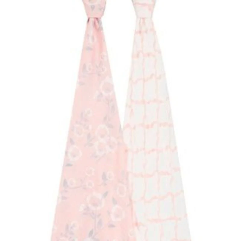 Essentials Silky Soft Muslin Swaddle - 2 Pack - Image 14