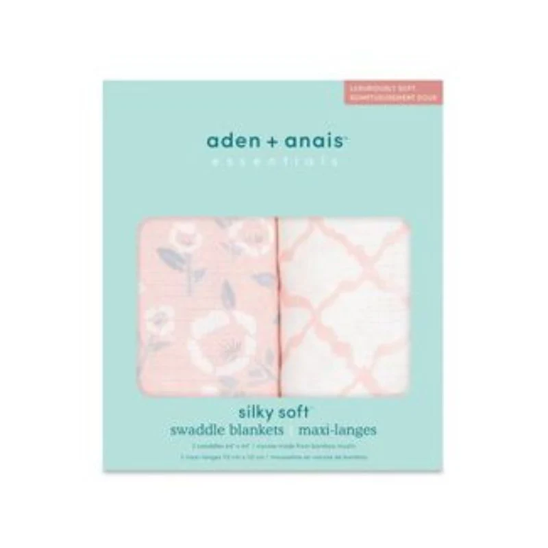 Essentials Silky Soft Muslin Swaddle - 2 Pack - Image 15