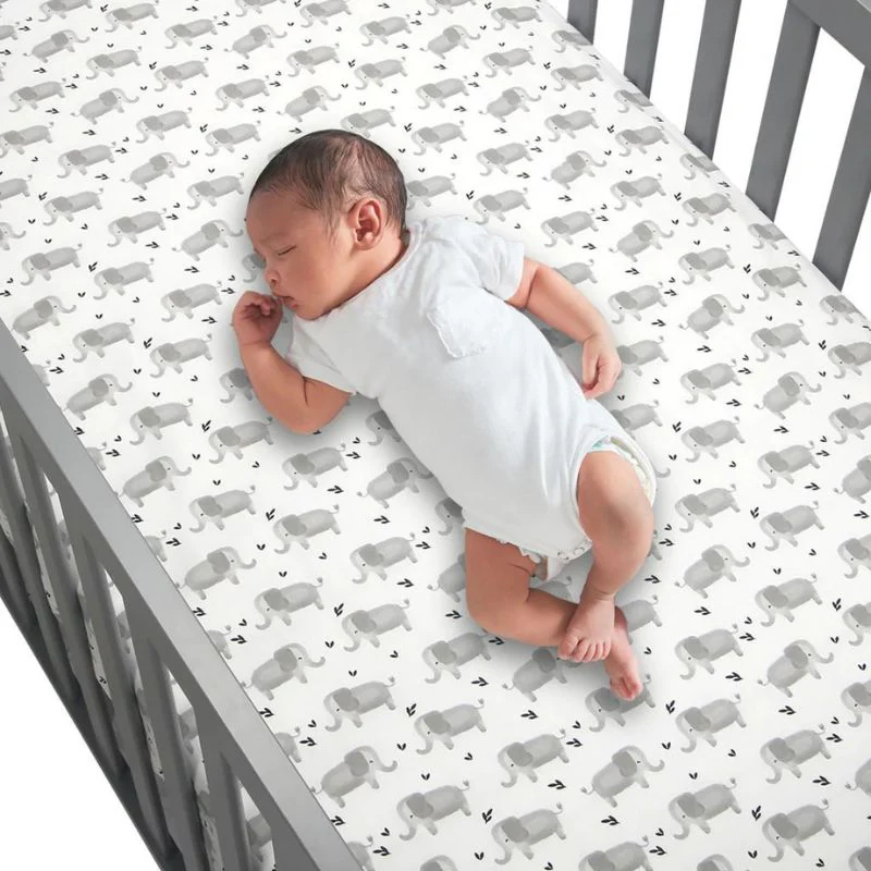 Organic Cotton Fitted Crib Sheet - Image 12