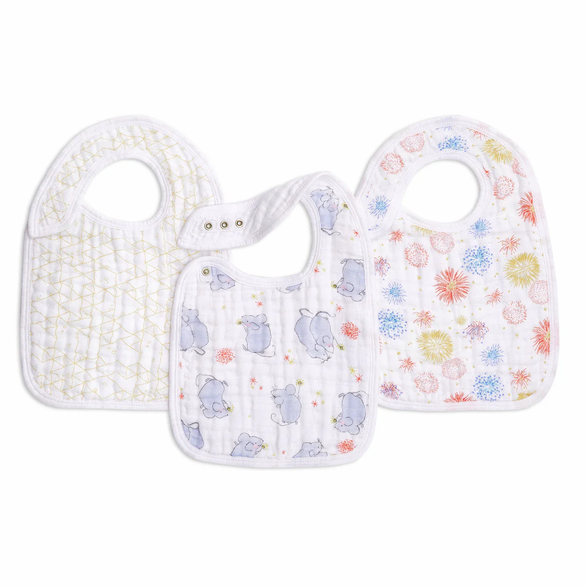Snap Drool Bibs - 3 Pack - Image 16