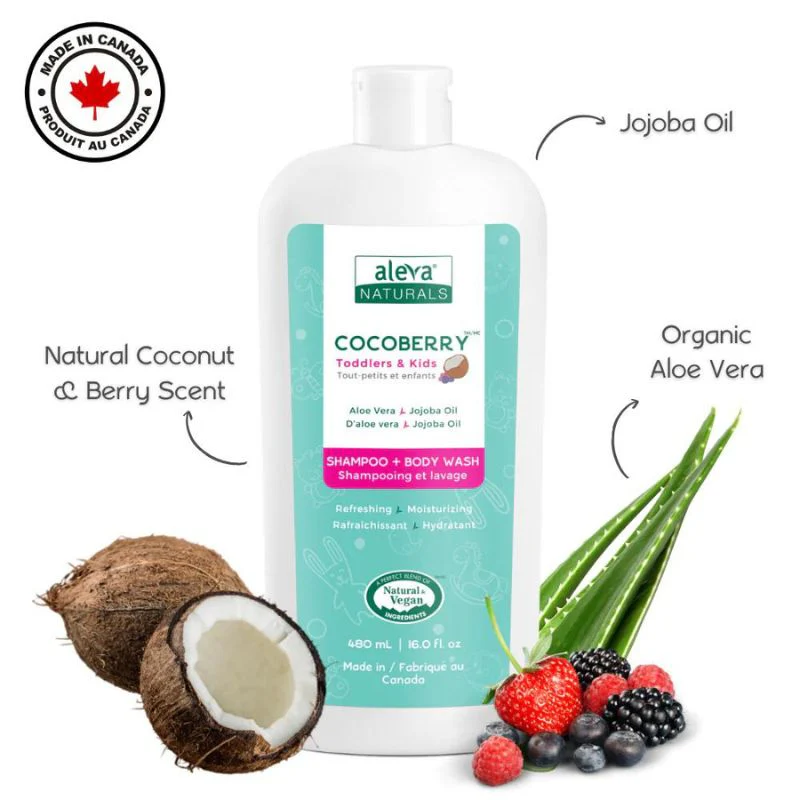 Cocoberry Shampoo + Body Wash for Toddlers and Kids - Image 2