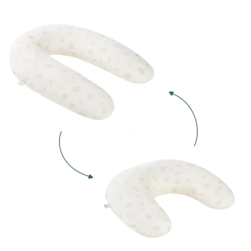 B.Love 2-in-1 Pregnancy & Breastfeeding Pillow - Off White Petals