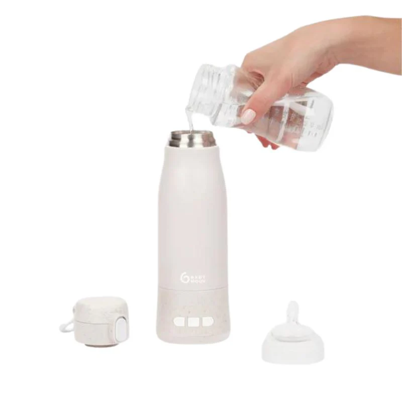 Moov & Feed Rechargeable Bottle Warmer - Mineral Beige - Image 4