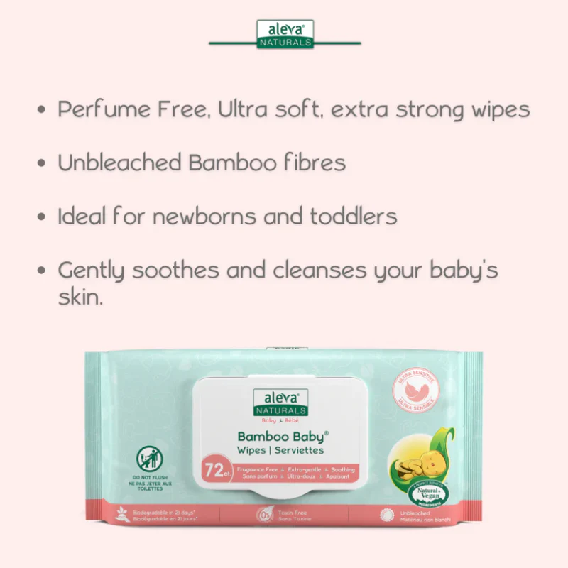 Bamboo Baby Sensitive Wipes - Image 4
