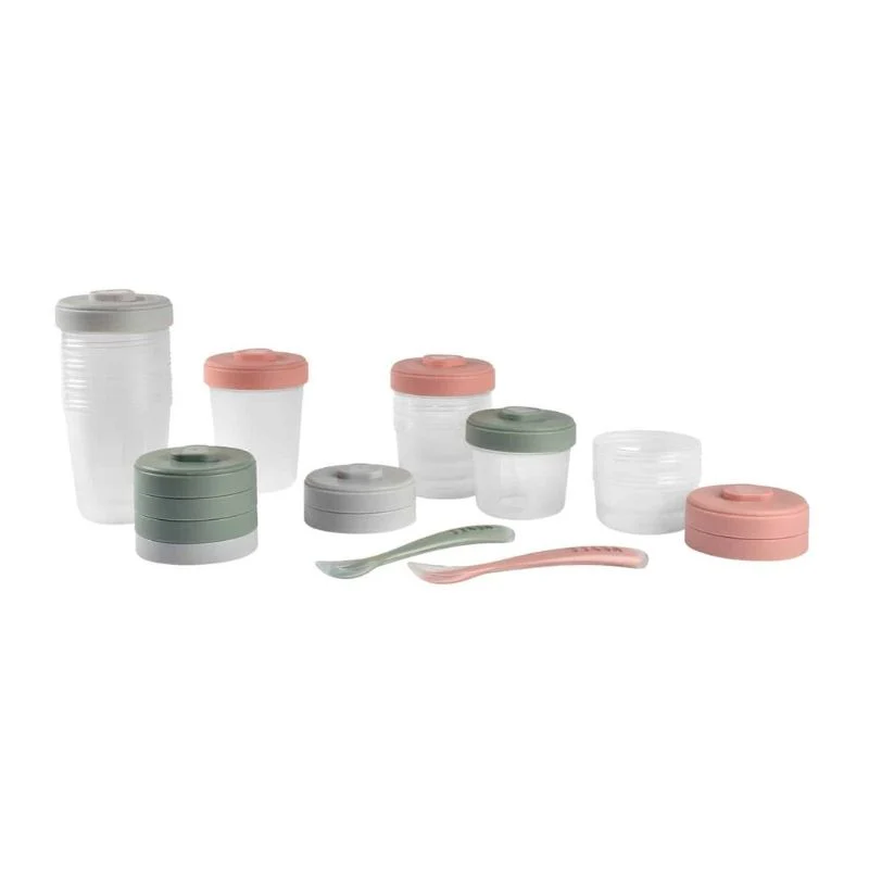 Baby Food Clip Containers Set of 12 + Spoons - Image 5