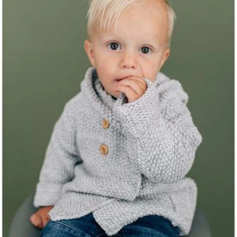 Crochet Knit Hoodie - Image 6