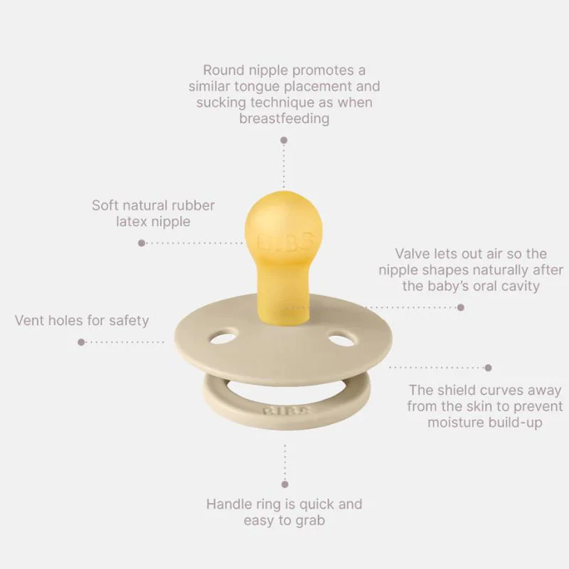 Liberty Natural Rubber Pacifiers - 2 Pack - Image 22