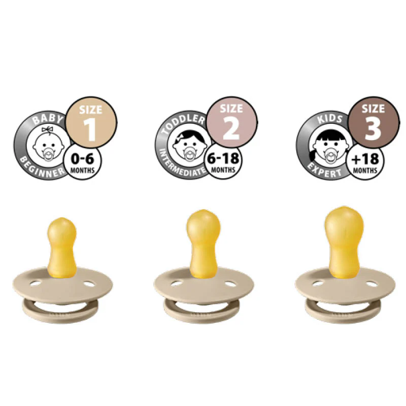 Natural Rubber Pacifier Combo - 2 Pack - Image 34