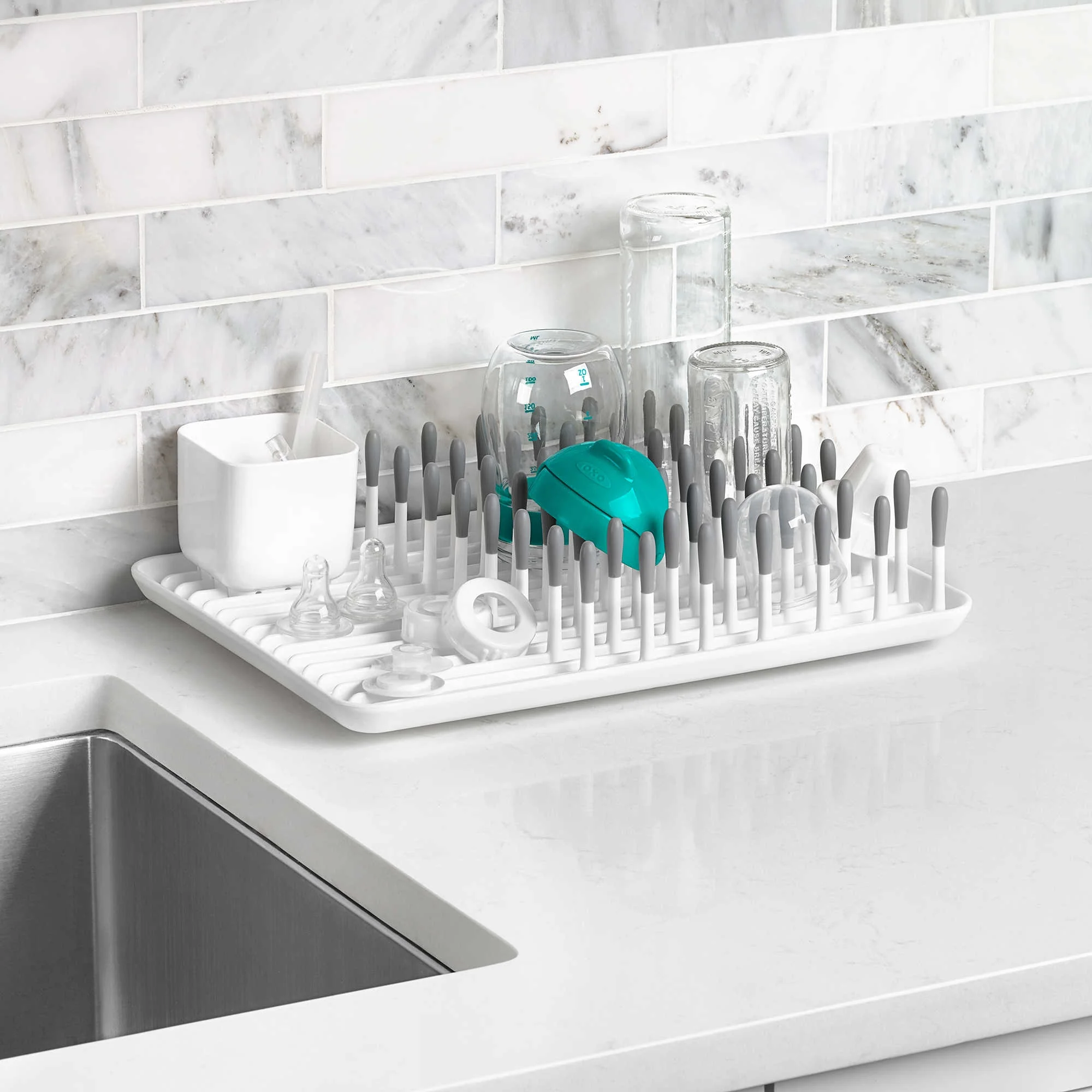 Bottle Drying Rack - Grey - Image 4