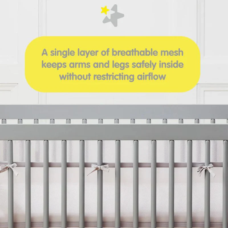 Breathable Mesh Crib Liner - Image 6