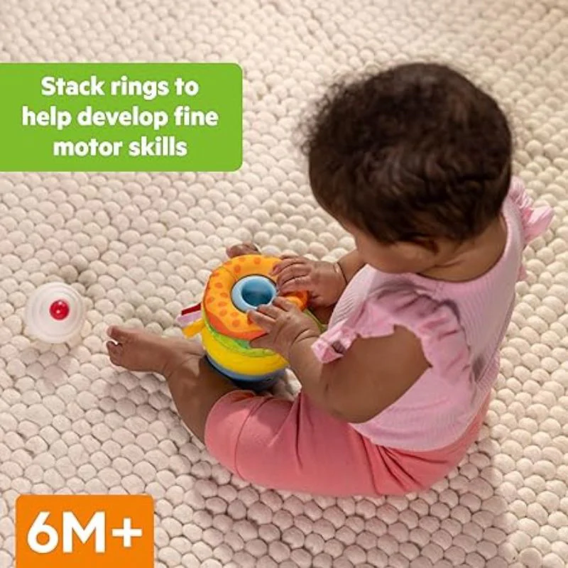 Cupcake Tower Stacking Toy with Teether - Image 6