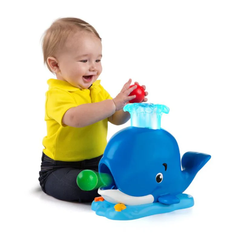 Silly Spout Whale Ball Popper Baby Activity Toy - Image 2