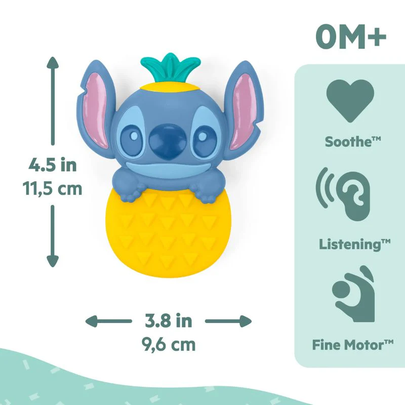 Stitch Tropical Teethe Rattle & Teether - Image 3