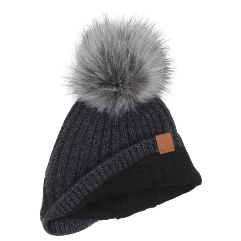 Knit Girls Winter Hat - Image 2