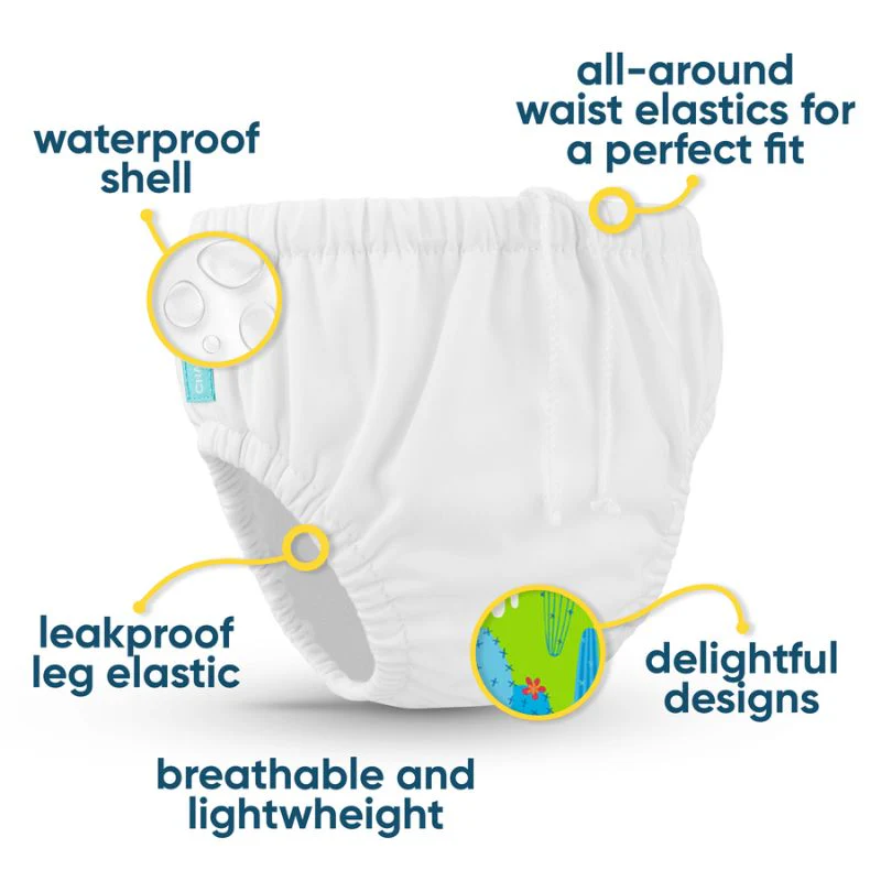 Reusable Swim Diaper with Drawstring - Image 12
