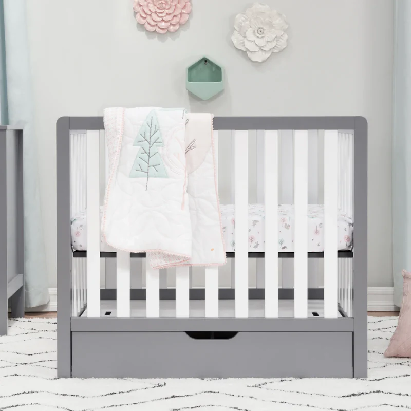 Colby 4-in-1 Convertible Mini Crib with Trundle - Image 8