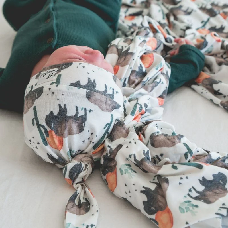 Baby Top Knot Hats - Image 25