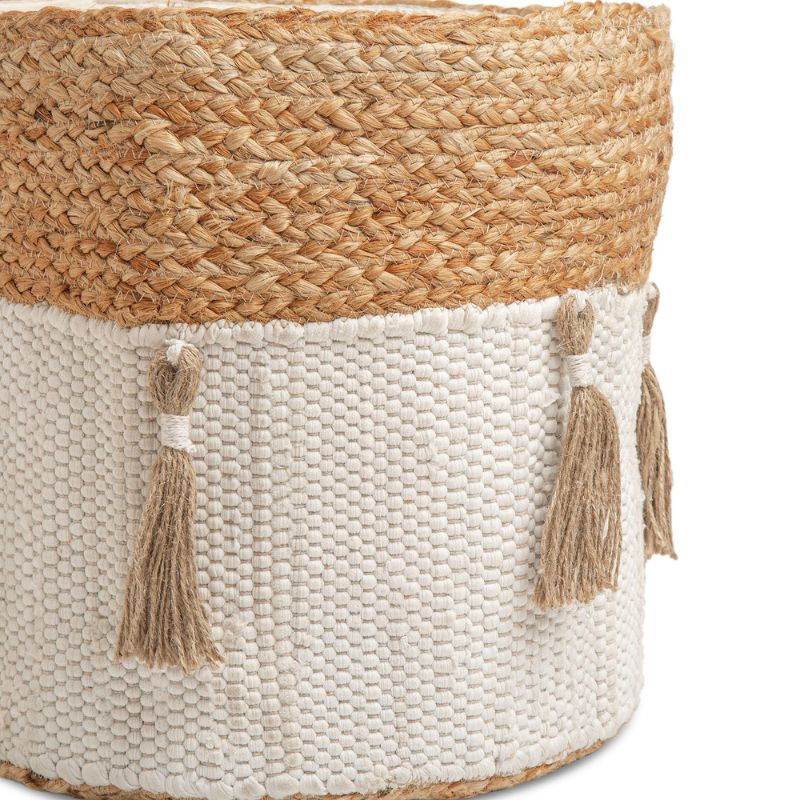 Ezra Cotton + Jute Storage Bin - Image 4