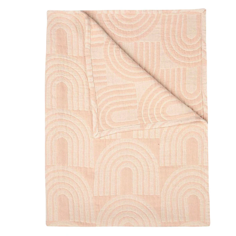 Jacquard Muslin Blanket