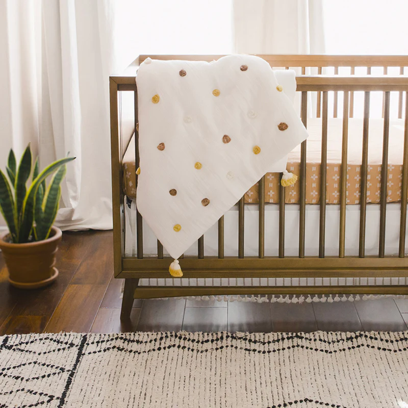 Pom Pom Quilted Baby Blanket - Image 14