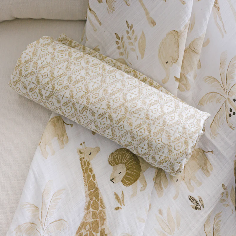 Muslin Swaddle Blankets - 2 Pack - Image 13