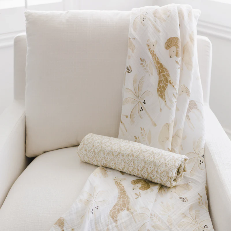 Muslin Swaddle Blankets - 2 Pack - Image 14