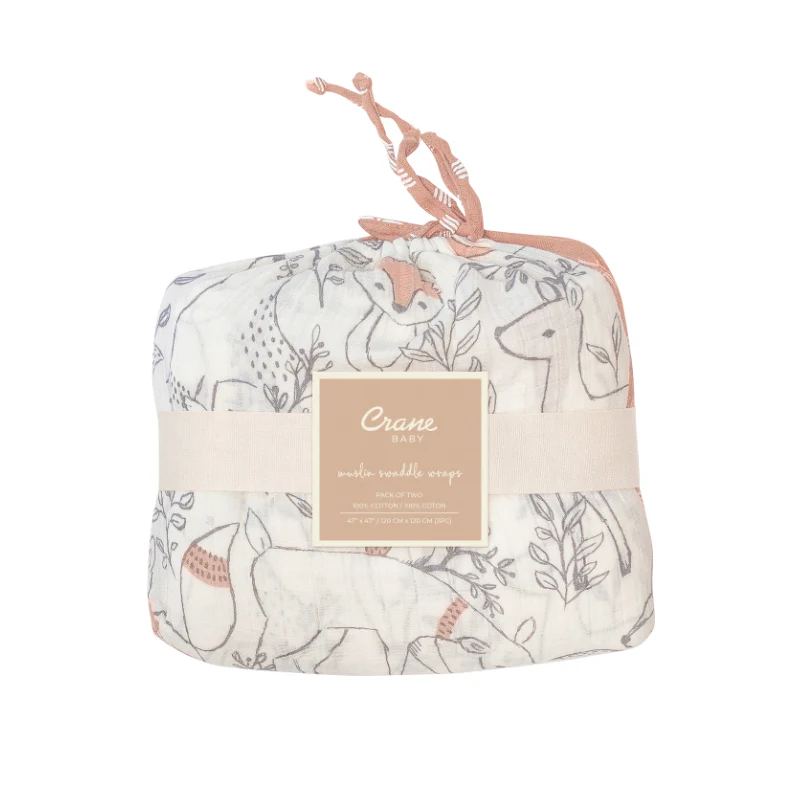 Muslin Swaddle Blankets - 2 Pack - Image 5