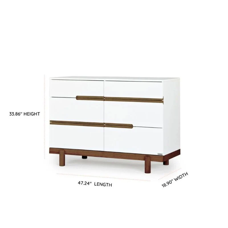 Bliss 6-Drawer Nursery Dresser - Image 2