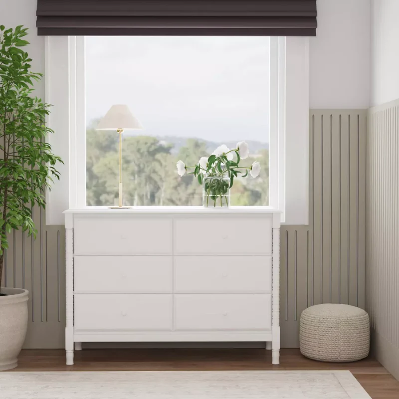 Jenny Lind Spindle 6-Drawer Dresser - Image 9