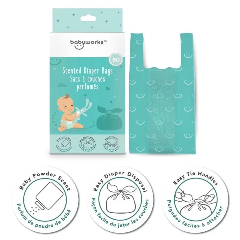 Disposable Sented Diaper Bags 50pk - Image 3