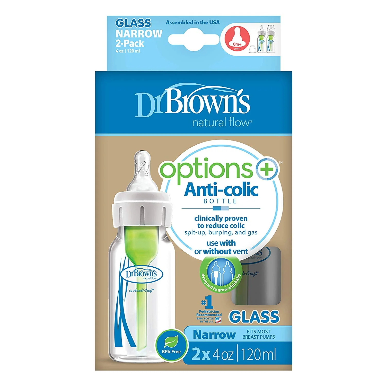 4oz Options+ Glass Narrow Bottles - Image 4