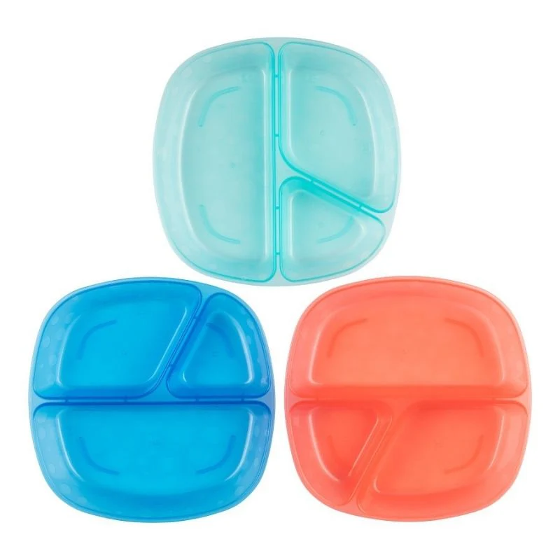 Divided Plates - 3 Pack