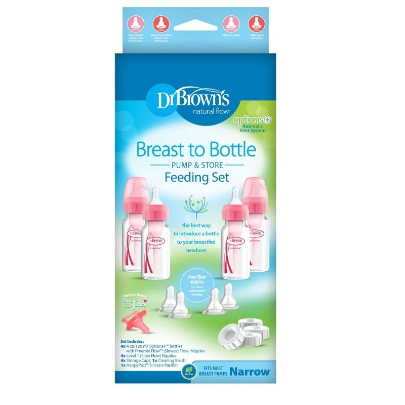 Options+ Breast to Bottle 4oz Feeding Set - Image 3