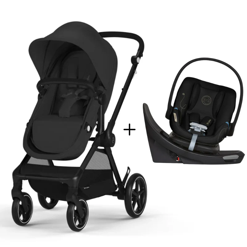 EOS 2-in-1 Stroller + Aton G Swivel Sensorsafe Infant Car Seat Travel System