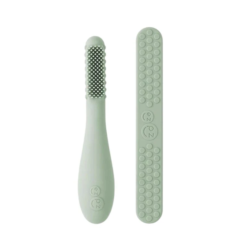 Baby-Led Toothbrush + Sensory Tongue Depressor Dual Pack - Image 3