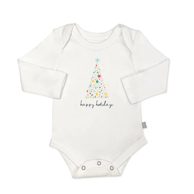 Holiday Graphic Long Sleeve Bodysuit