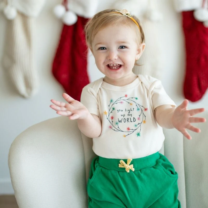 Holiday Graphic Short Sleeve Bodysuit - Image 13