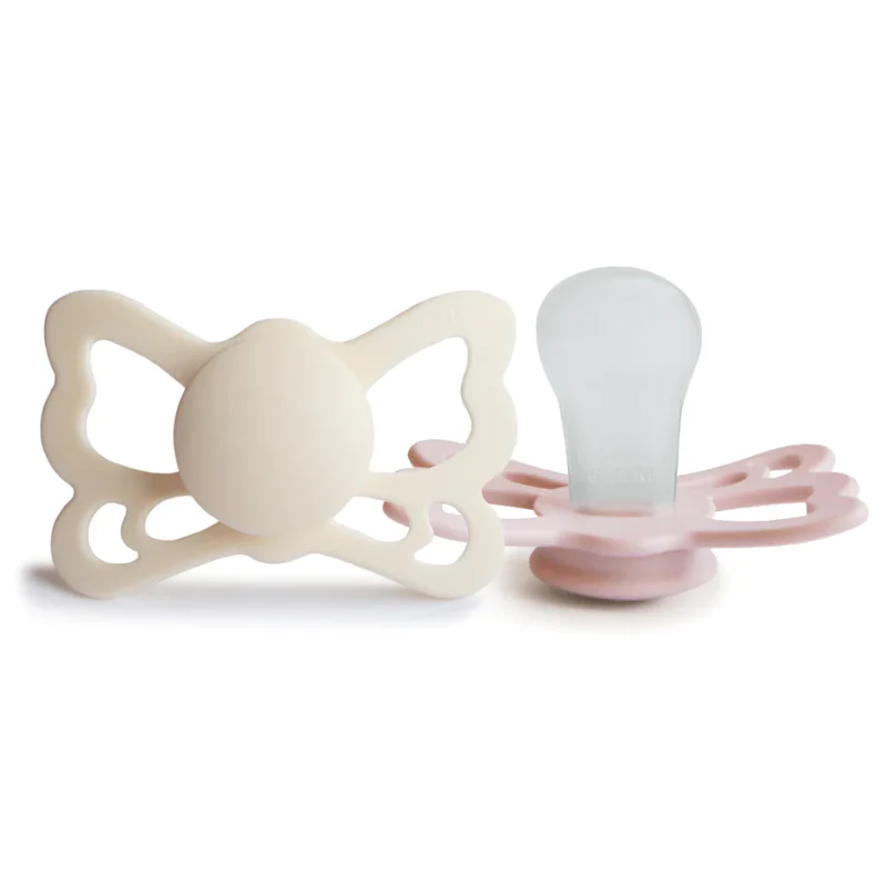 Butterfly Anatomical Silicone Pacifier 6-18 Months - 2 Pack - Image 5