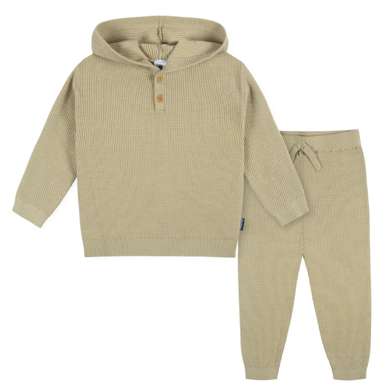 2-Piece Infant and Toddler Sweater Knit Set - Image 2