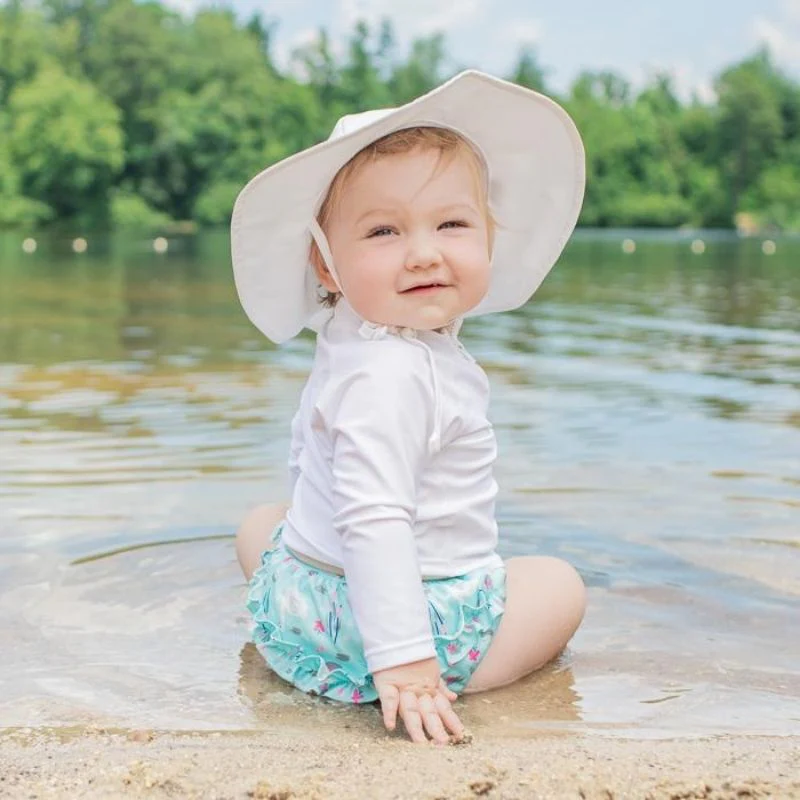Ruffle Snap Reusable Absorbent Swim Diaper - Image 14