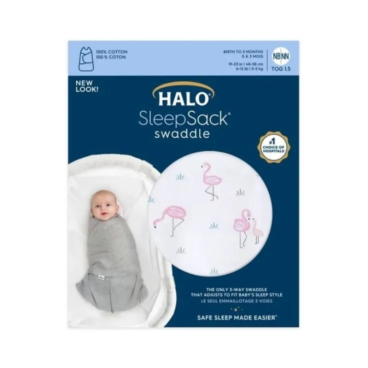Cotton Swaddle Sleepsack 1.5 Tog - Image 106