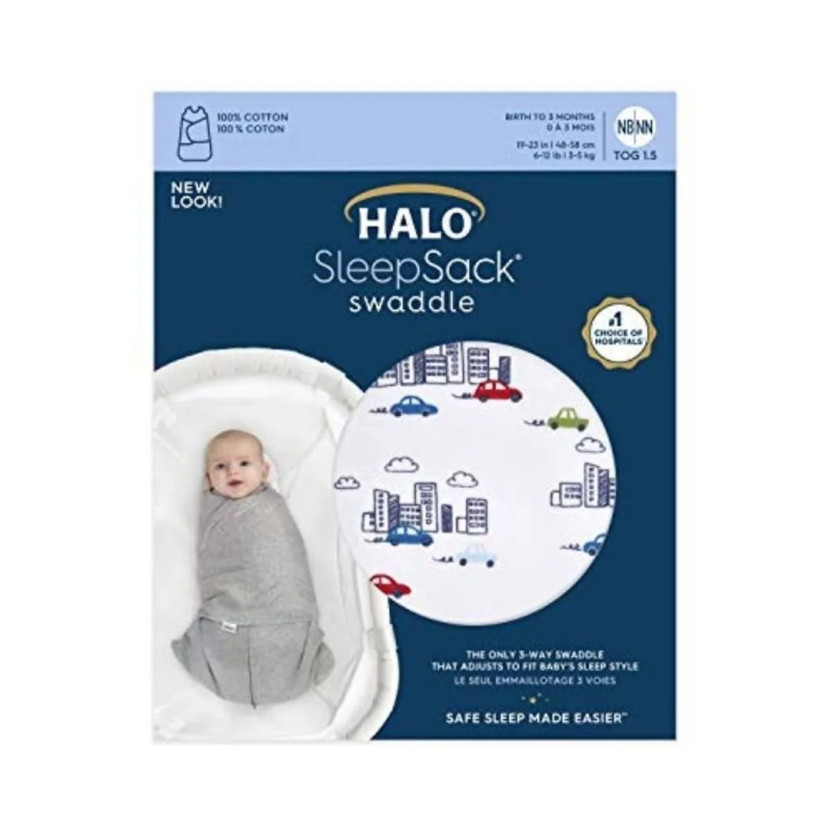 Cotton Swaddle Sleepsack 1.5 Tog - Image 51