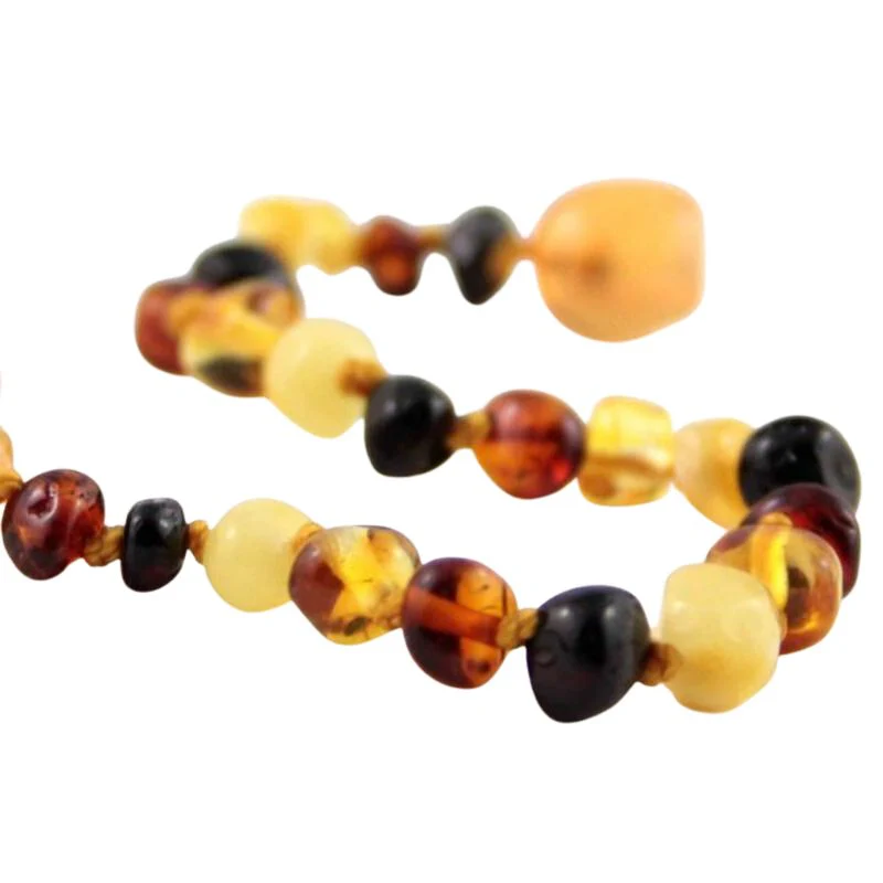 Raw Baltic Amber Teething Necklace - 13 Inch - Image 14
