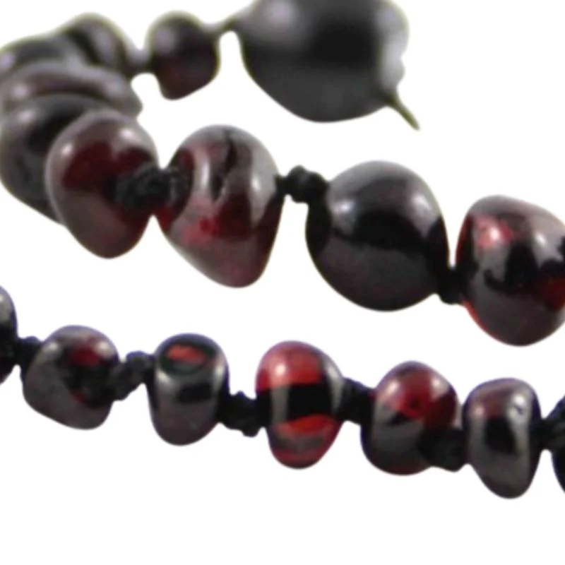 Raw Baltic Amber Teething Necklace - 13 Inch - Image 6