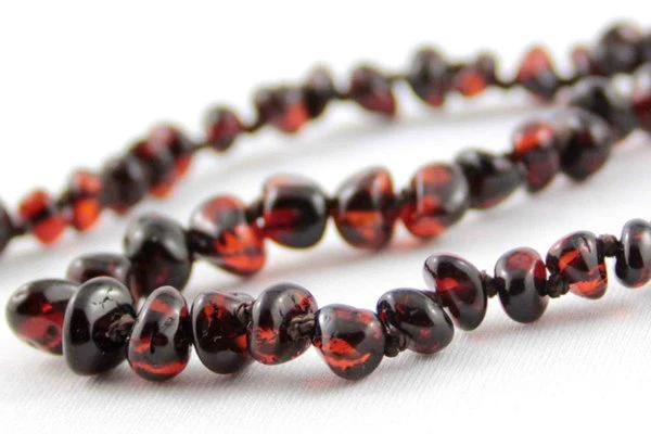Raw Baltic Amber Teething Necklace - 13 Inch - Image 9