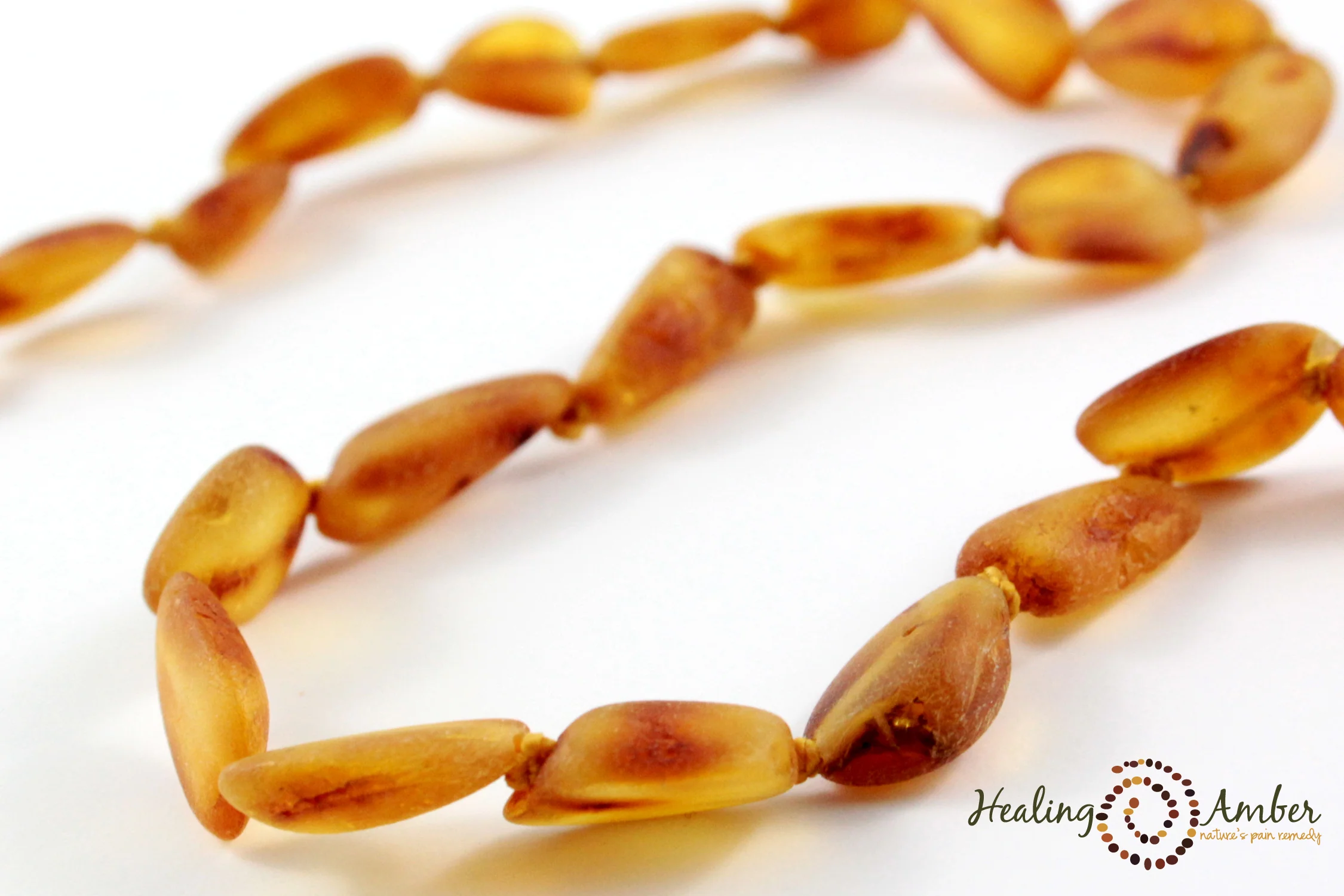 Baltic Amber Teething Necklace - 17.5 Inch - Image 7
