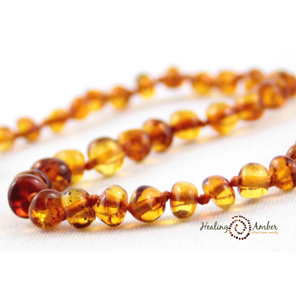 Baltic Amber Teething Bracelets - 5.5 inches - Image 6