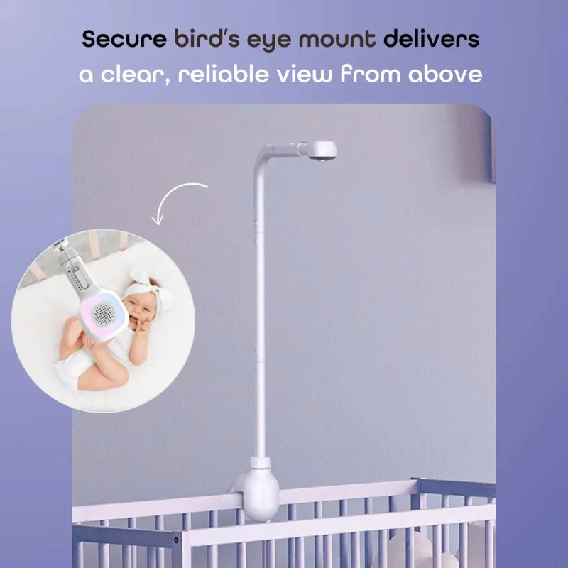SkyVision AI Pro Baby Monitor with Adjustable Crib Mount - Image 3