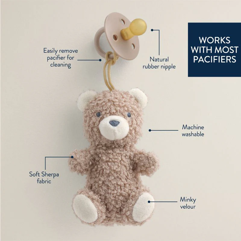 Bitzy Pal Natural Rubber Pacifier & Lovey - Image 12